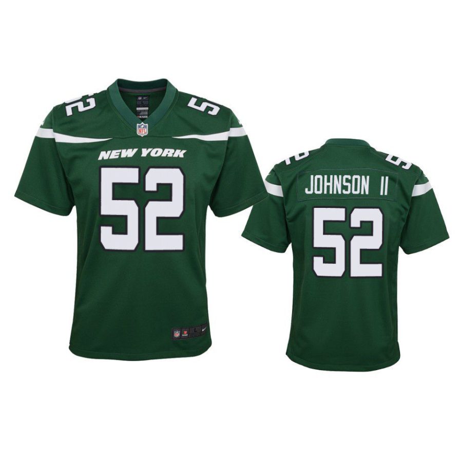 jermaine johnson ii game youth green jersey