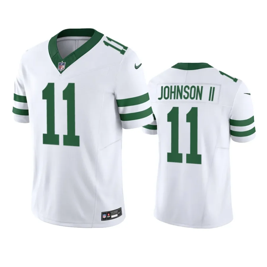 jermaine johnson ii jets legacy limited white jersey