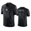 jerome bettis steelers black reflective limited jersey