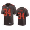 jerome ford browns alternate game brown jersey