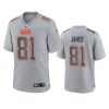 jesse james browns atmosphere fashion game gray jersey