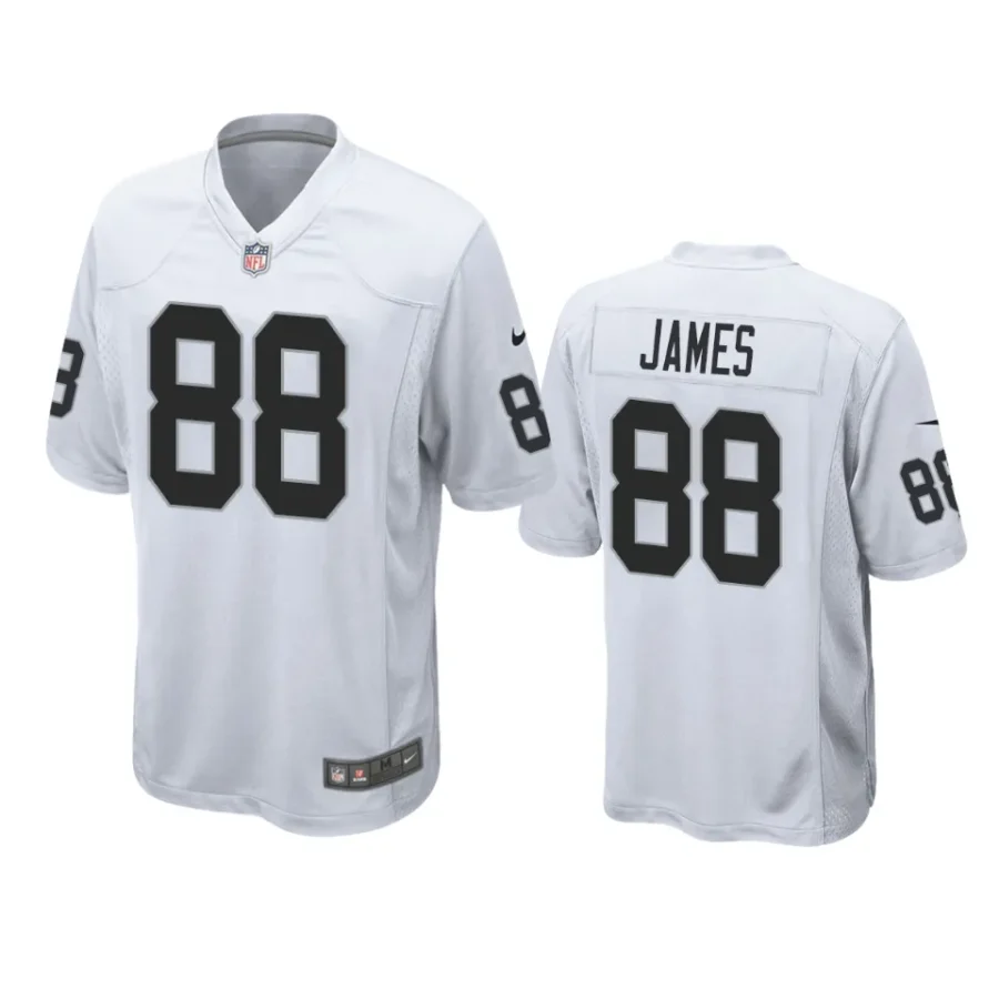 jesse james raiders white game jersey