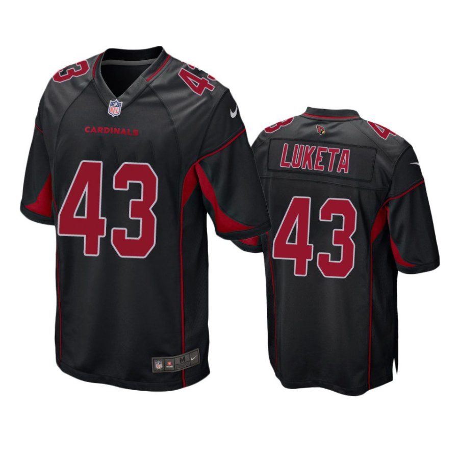 jesse luketa cardinals 2nd alternate game black jersey