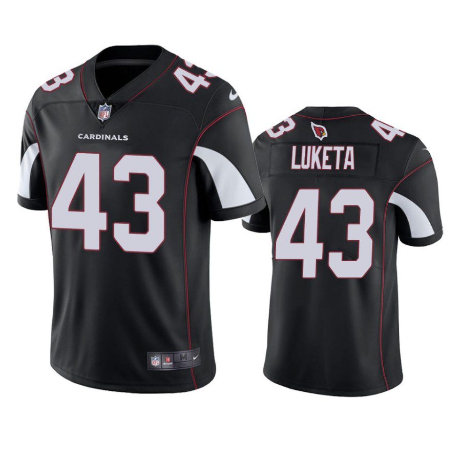 jesse luketa cardinals vapor limited black jersey