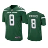 jets aaron rodgers game green jersey