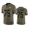 jets alijah vera tucker olive limited 2022 salute to service jersey