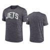 jets black velocity athletic stack performance t shirt