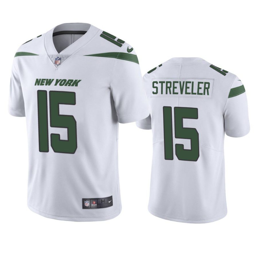 jets chris streveler white vapor jersey