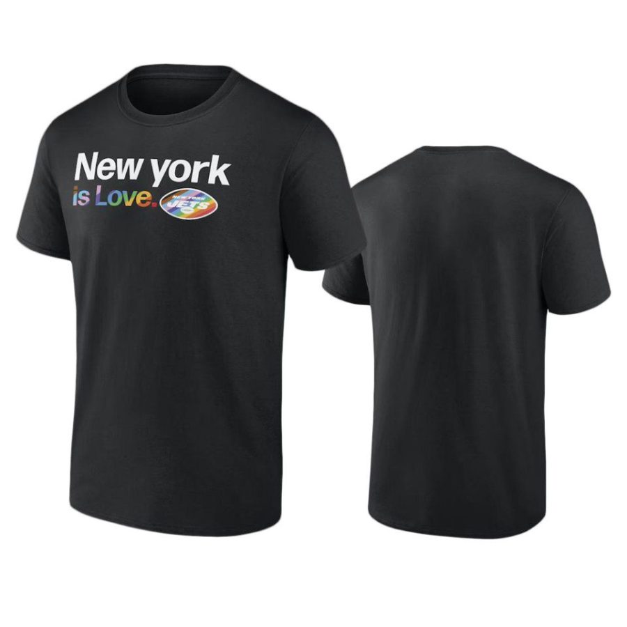 jets city pride black t shirt