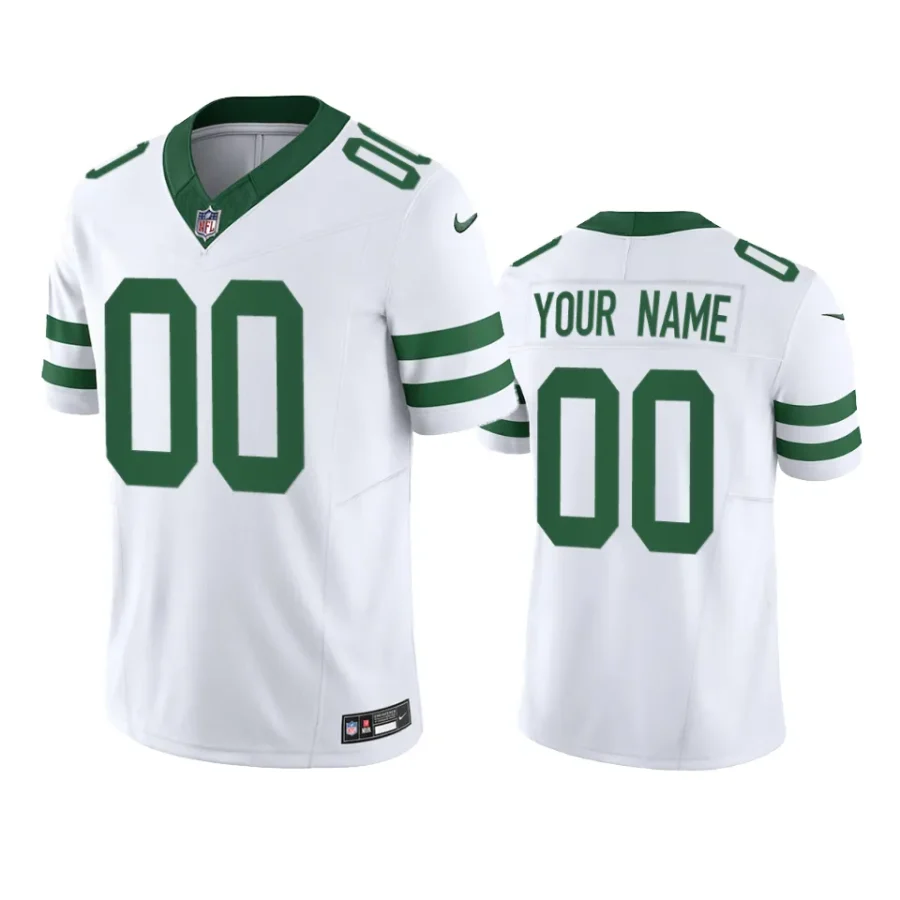 jets custom white legacy limited jersey