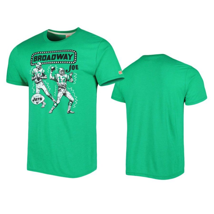 jets joe namath green nfl blitz homage t shirt