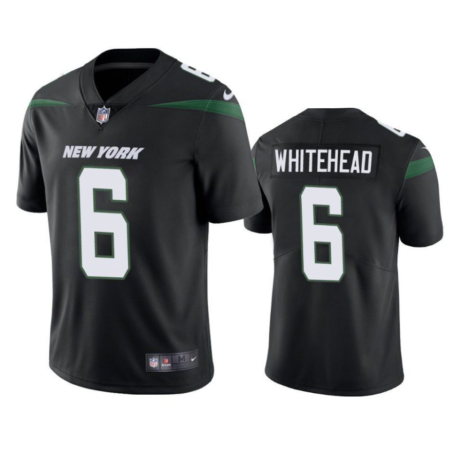 jets jordan whitehead black vapor jersey