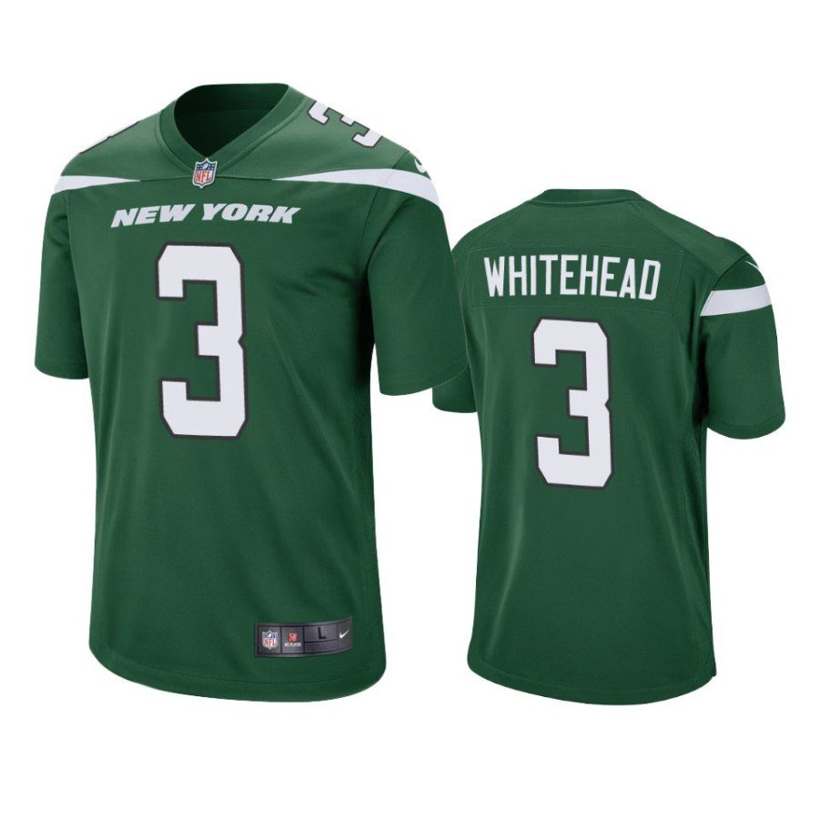 jets jordan whitehead game green jersey