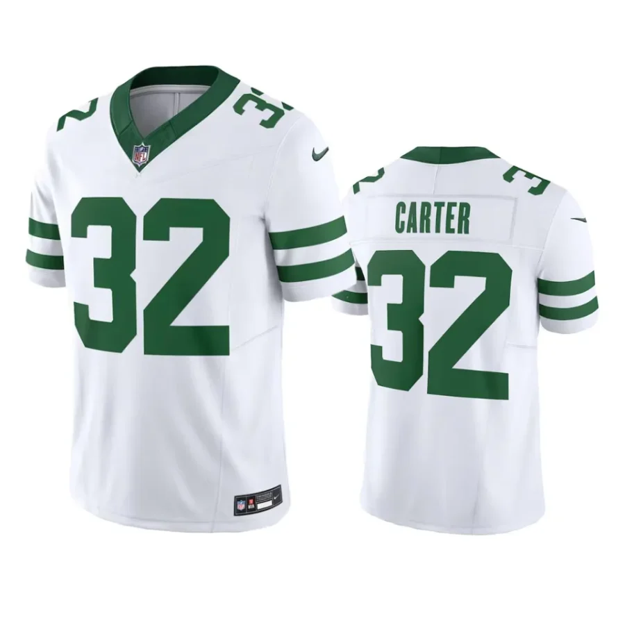 jets michael carter white legacy limited jersey