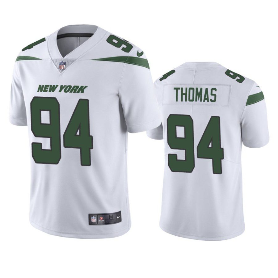 jets solomon thomas white vapor jersey