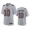 jimmy garoppolo 49ers gray atmosphere fashion game jersey