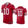 jimmy garoppolo 49ers scarlet legend jersey