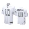 jimmy garoppolo raiders alternate game white jersey