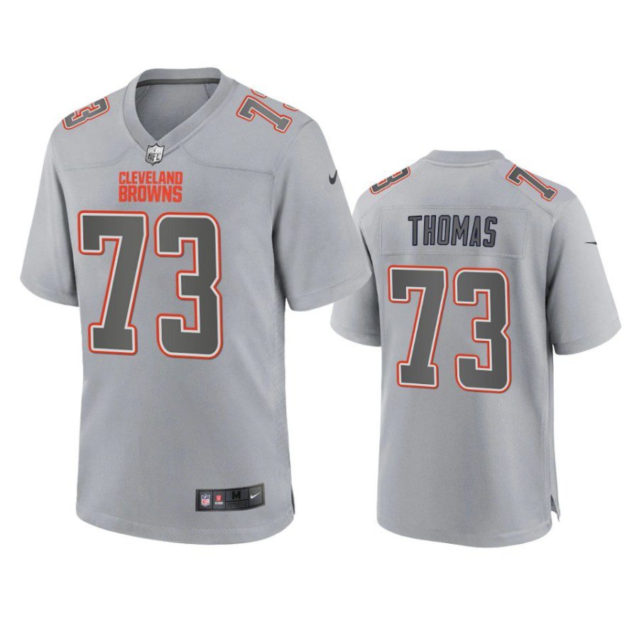 joe thomas browns atmosphere fashion game gray jersey