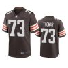 joe thomas browns game brown jersey