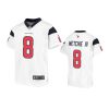 john metchie iii game youth white jersey