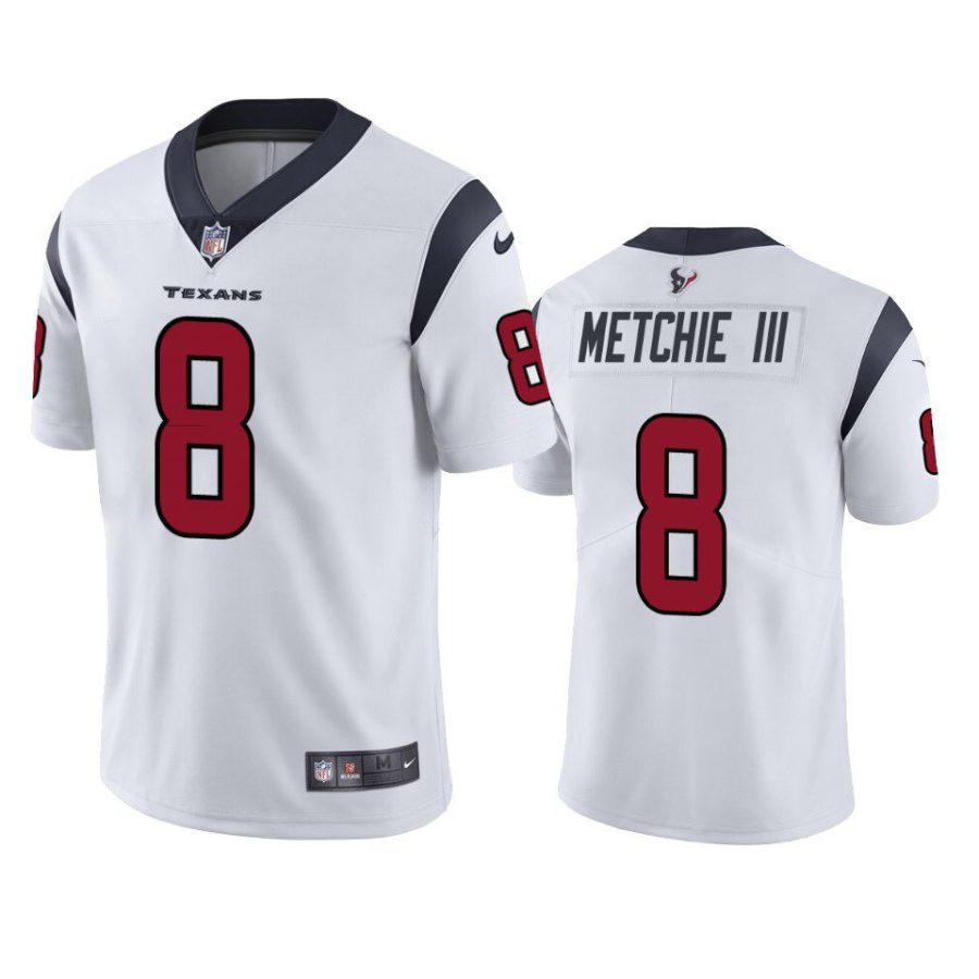 john metchie iii texans jersey white vapor limited