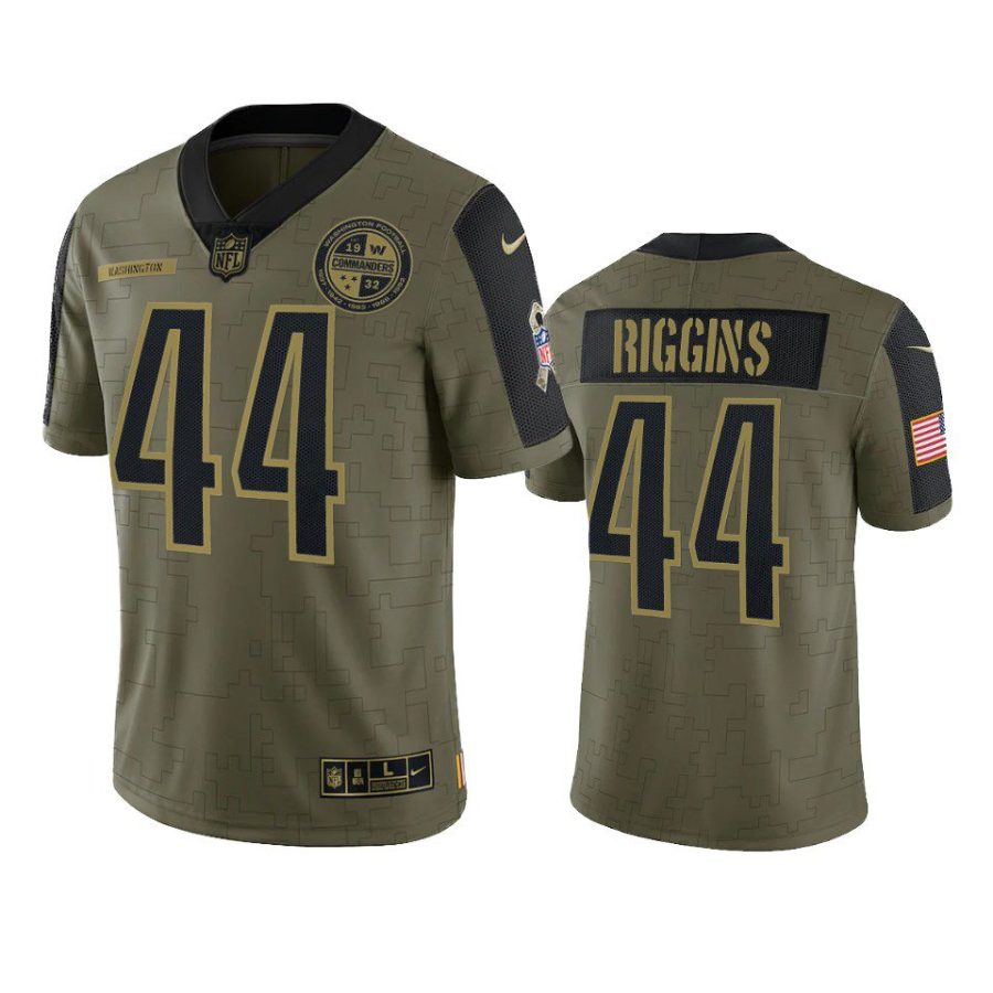 john riggins commanders olive salute to service limited jersey