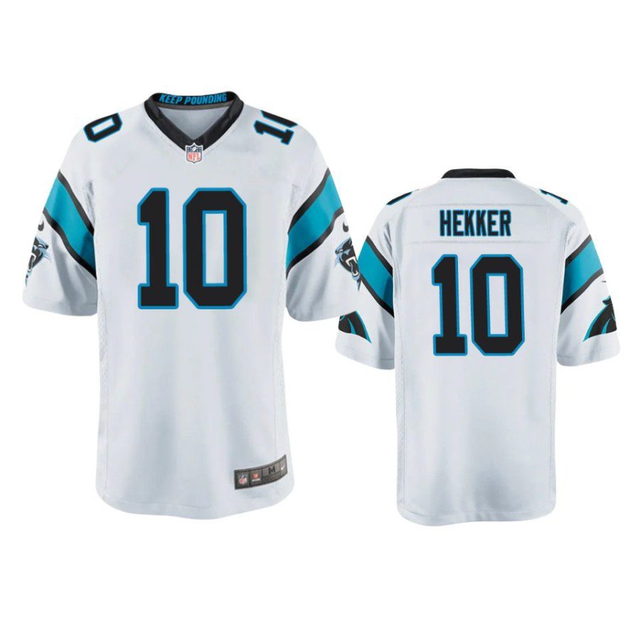 johnny hekker game youth white jersey