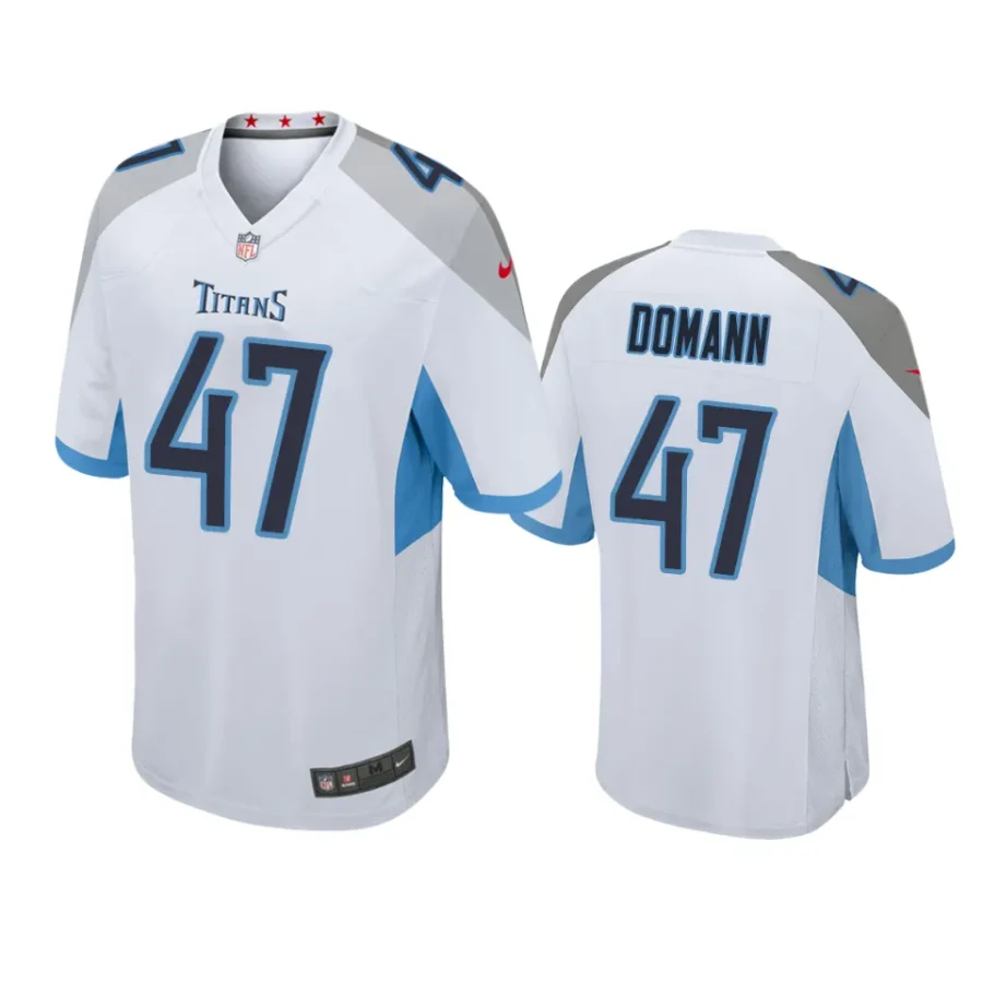 jojo domann titans white game jersey