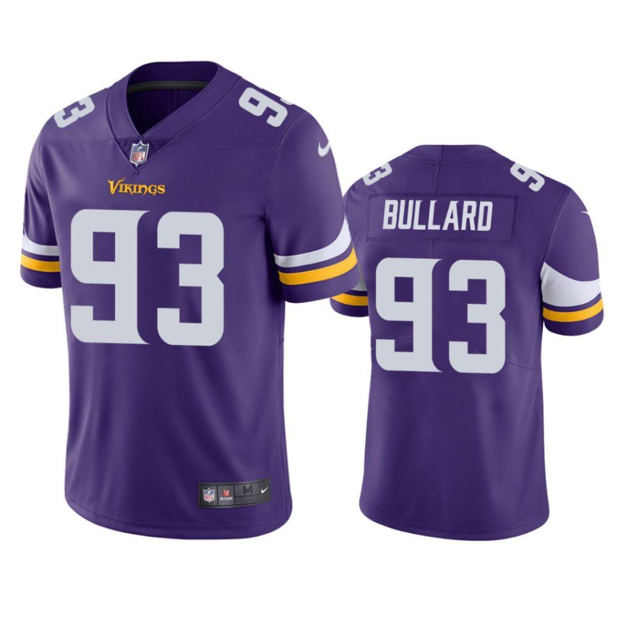 jonathan bullard vikings jersey purple vapor limited