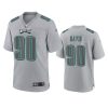 jordan davis eagles atmosphere fashion game gray jersey