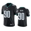 jordan davis eagles black vapor limited jersey