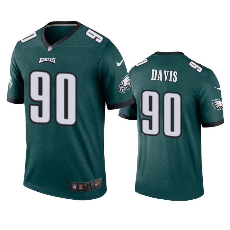 jordan davis eagles legend green jersey