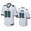 jordan davis eagles white game jersey