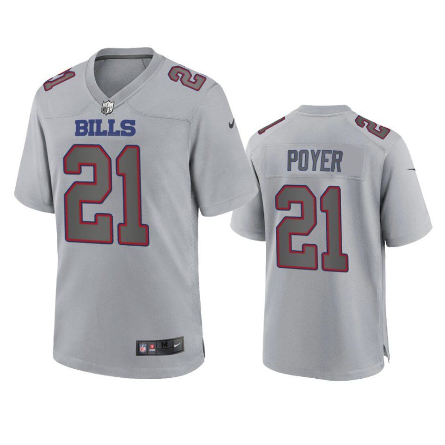 jordan poyer bills atmosphere fashion game gray jersey