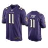 jordan stout ravens purple game jersey