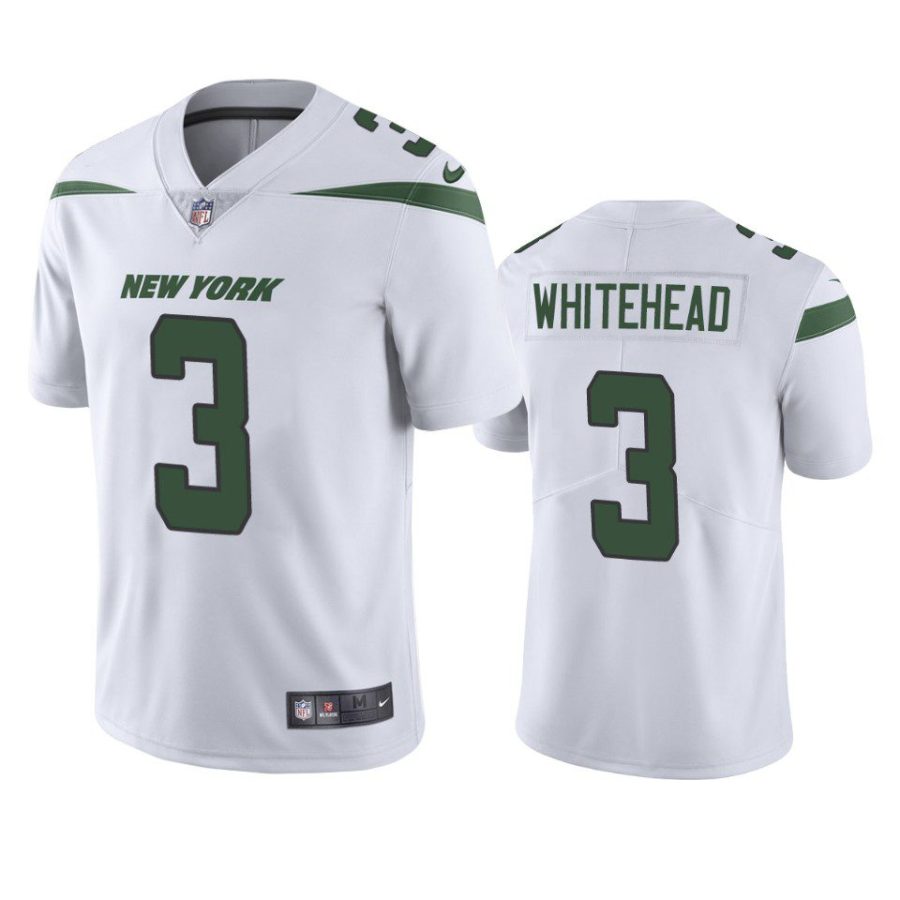 jordan whitehead jets jersey white vapor limited