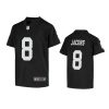 josh jacobs game youth black jersey