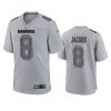 josh jacobs raiders gray atmosphere fashion game jersey