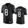 josh jacobs raiders jersey black vapor limited