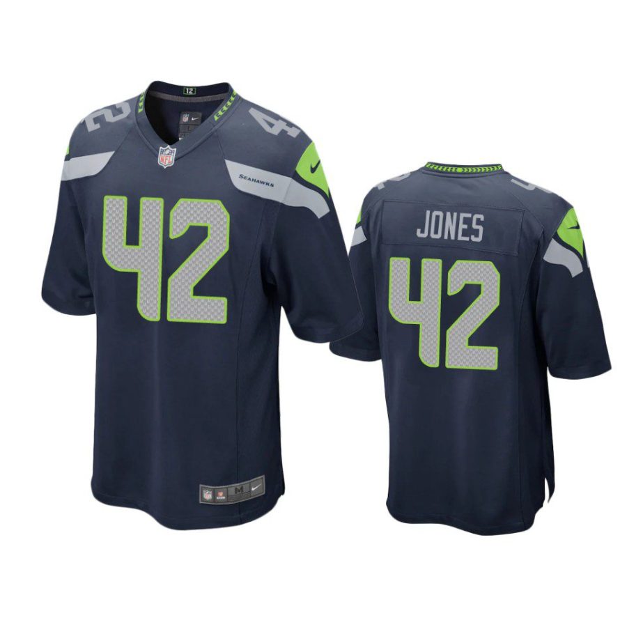 josh jones seahawks college navy game jersey