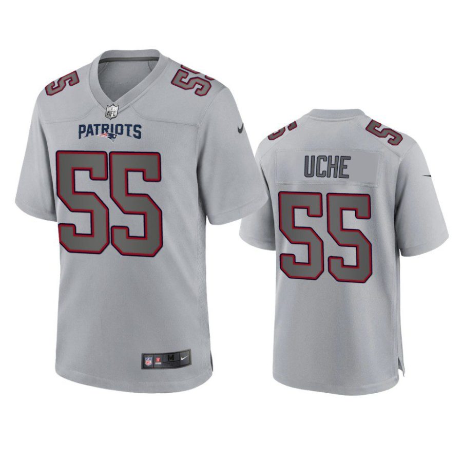 josh uche patriots gray atmosphere fashion game jersey