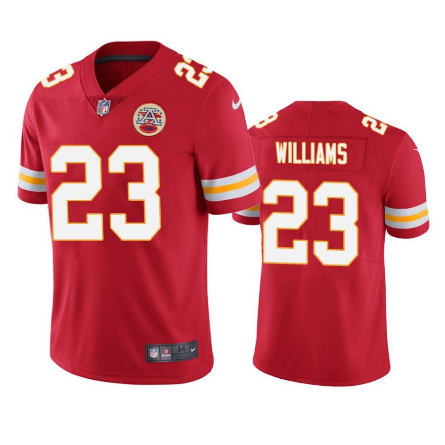 joshua williams chiefs red vapor jersey