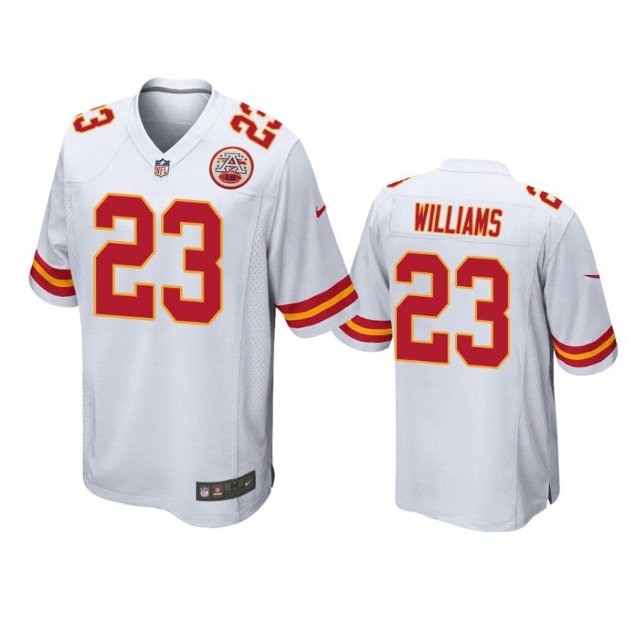 joshua williams chiefs white game jersey