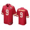 juju smith schuster chiefs red game jersey