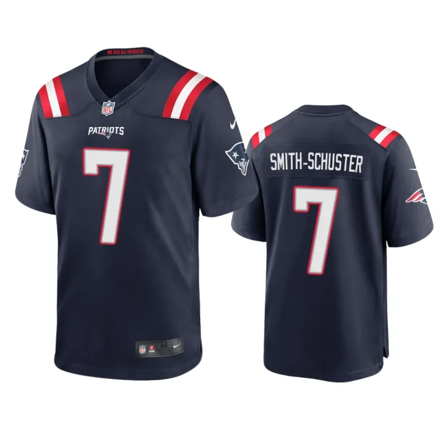 juju smith schuster patriots game navy jersey