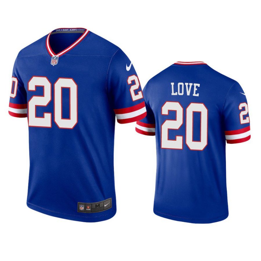 julian love giants classic legend royal jersey