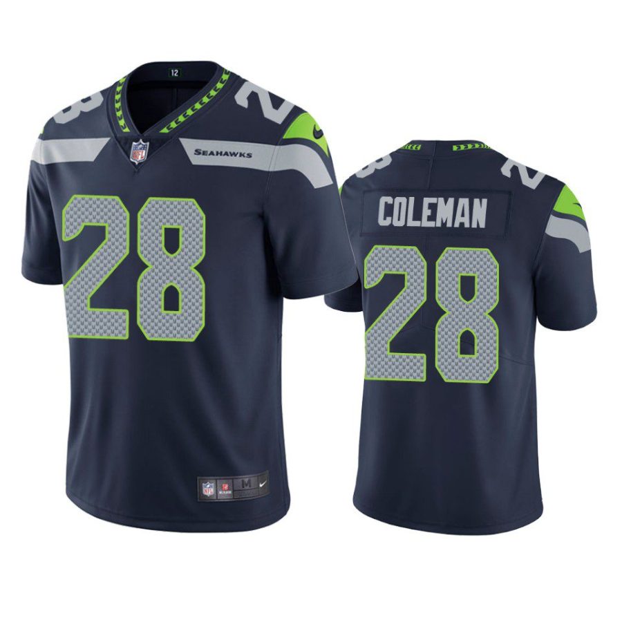 justin coleman seahawks jersey navy vapor limited