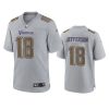 justin jefferson vikings atmosphere fashion game gray jersey