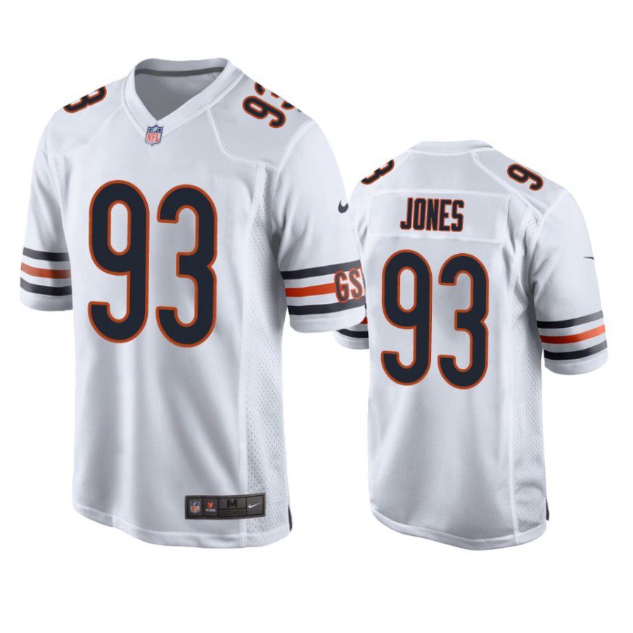 justin jones bears game white jersey